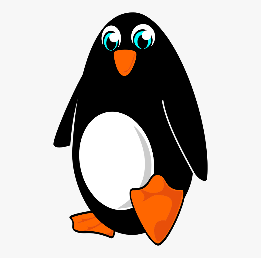 Cartoon Penguin - Png Big Penguin Cartoon, Transparent Png, Free Download