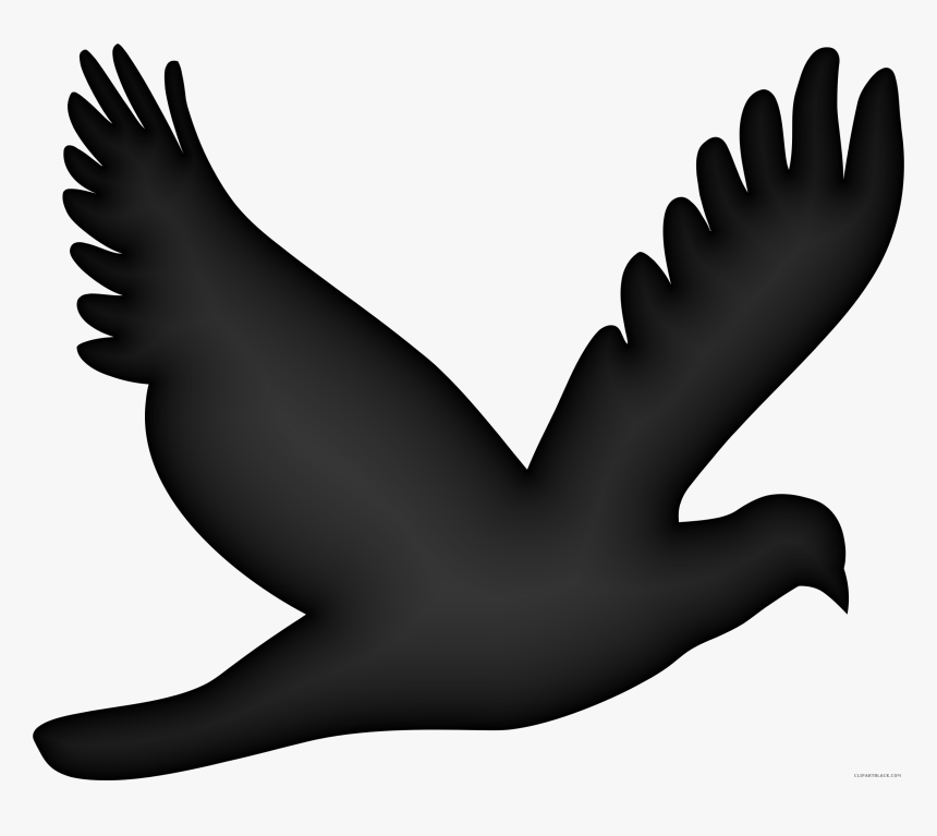 Transparent Bird Clipart Black And White - Flying Bird Vector Png, Png Download, Free Download