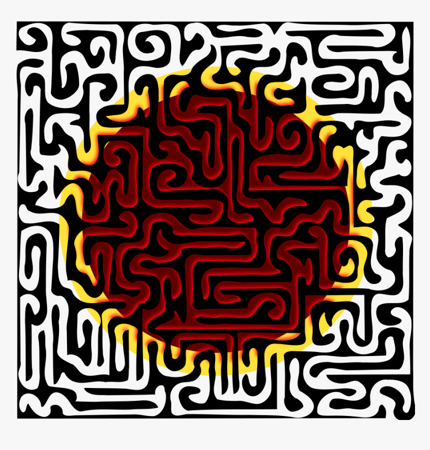 Maze With Sun Svg Clip Arts - Illustration, HD Png Download, Free Download