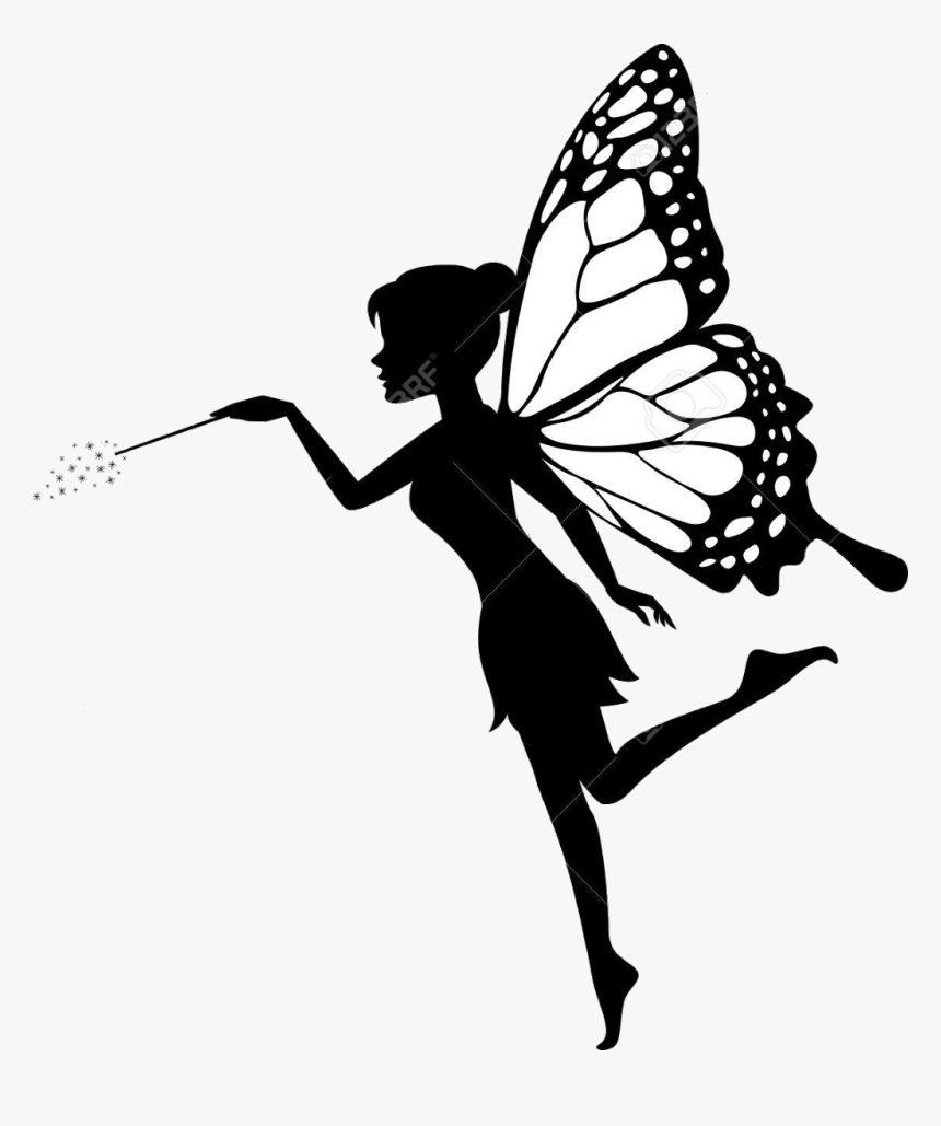 Download Fairy Silhouette, HD Png Download - kindpng