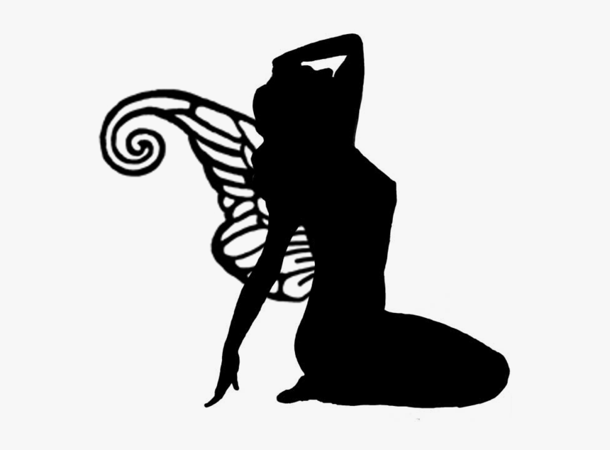 Female Angel/fairy Silhouette 3 By Viktoria-lyn On - Transparent Background Female Body Silhouette Png, Png Download, Free Download