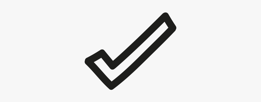 Tick - Hand Drawn Check Mark Png, Transparent Png, Free Download