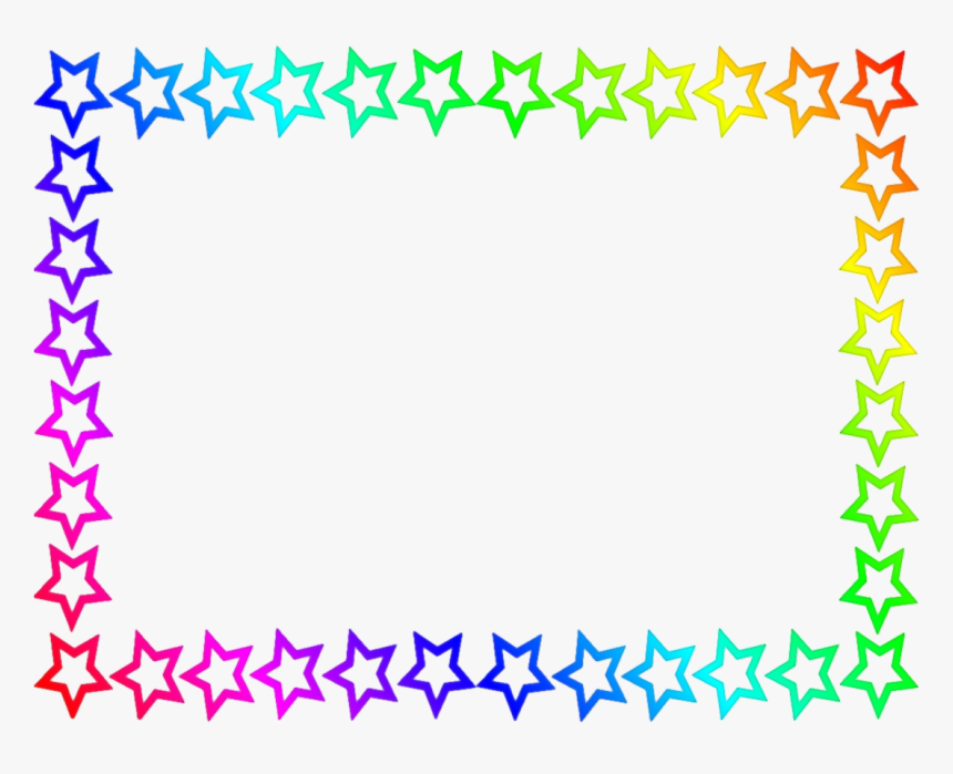 Star Border Clipart - Transparent Background Star Border, HD Png Download, Free Download