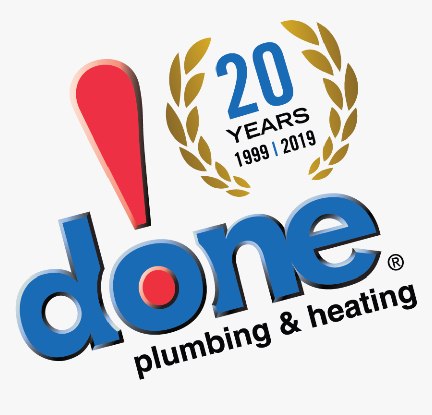 Done Plumbing & Heating - Graphic Design, HD Png Download, Free Download
