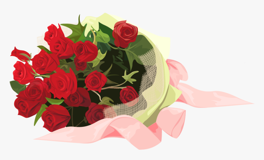 Roses Bouquet Clipart Gallery - Bouquet Of Roses Clipart, HD Png Download, Free Download