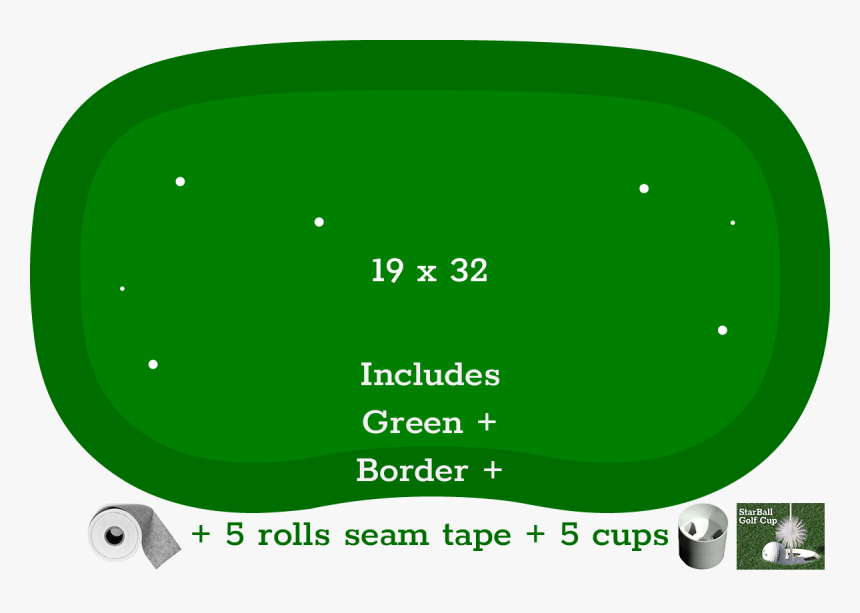 Large Outdoor Putting Green, HD Png Download, Free Download