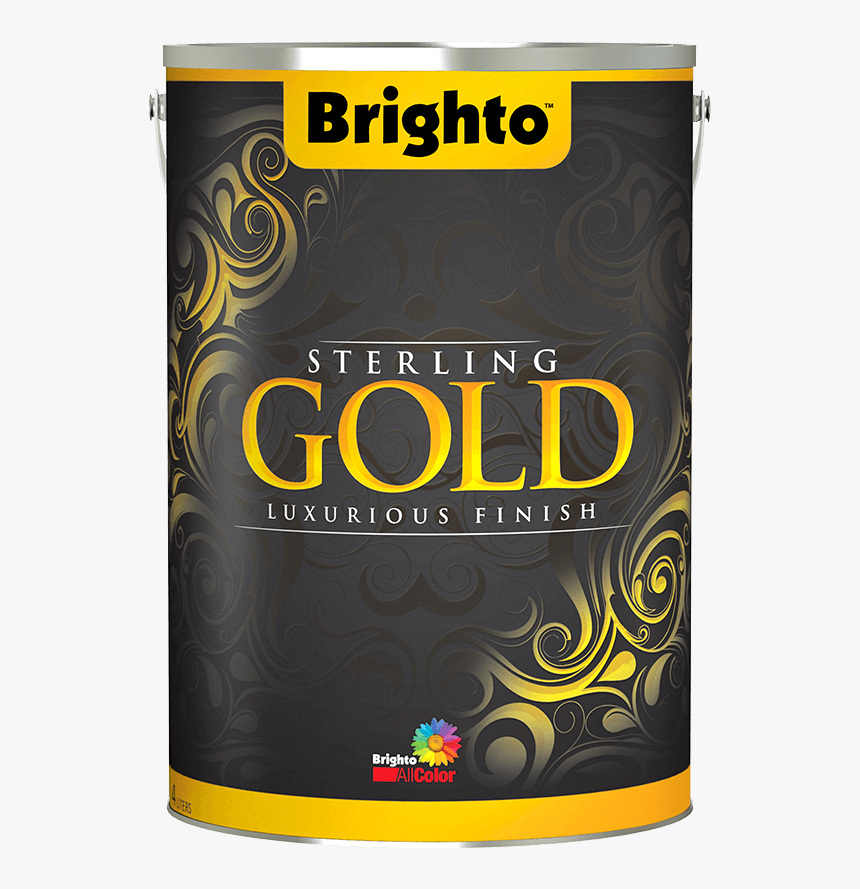 Brighto Paints Sterling Gold, HD Png Download, Free Download