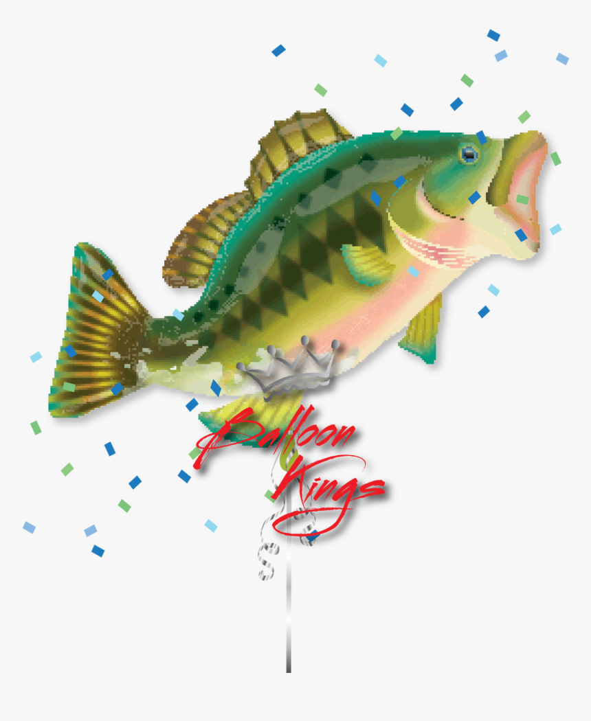 Bass Fish - - Mylar Fish Balloons, HD Png Download, Free Download