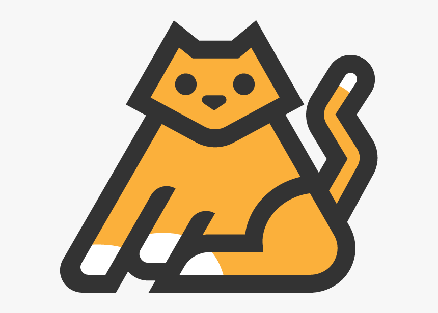 Kitty Cat Logo Bootstrap Logos - Logo, HD Png Download, Free Download