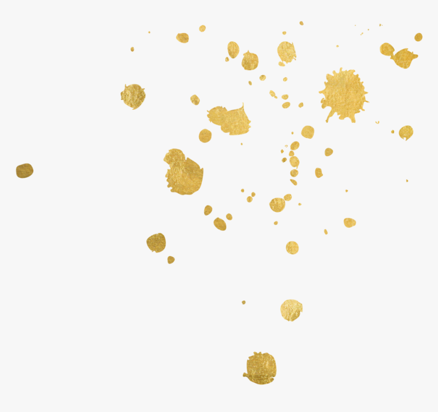 Gold Paint Splatter Png - Splatter Gold Paint Png, Transparent Png, Free Download