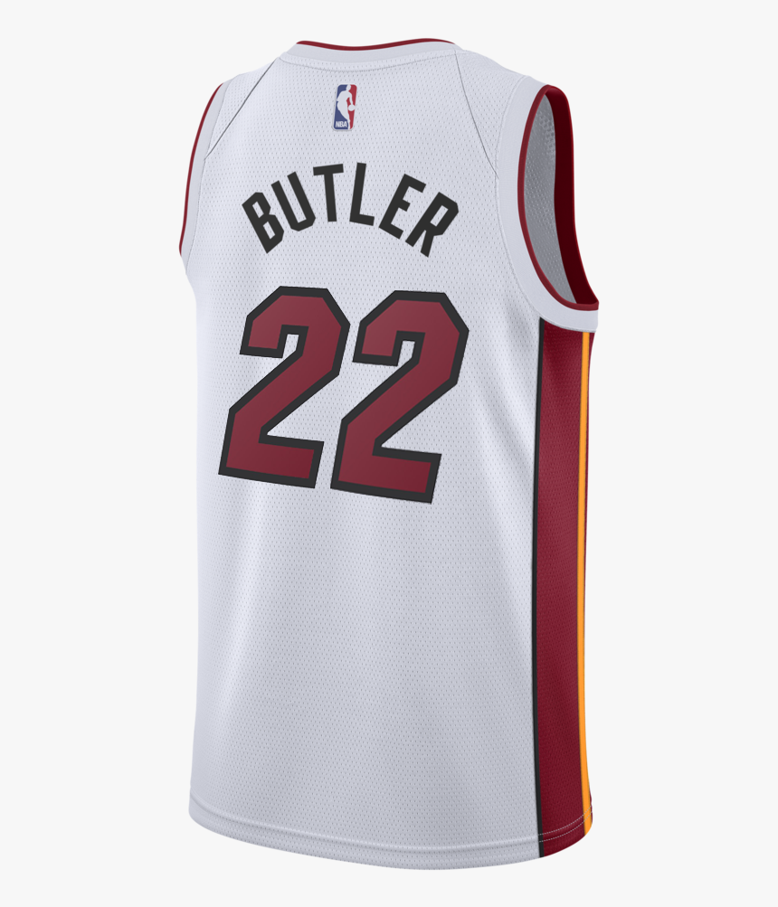 Jimmy Butler Nike Miami Heat Association White Swingman - Miami Heat Jersey Nike Jimmy Butler, HD Png Download, Free Download