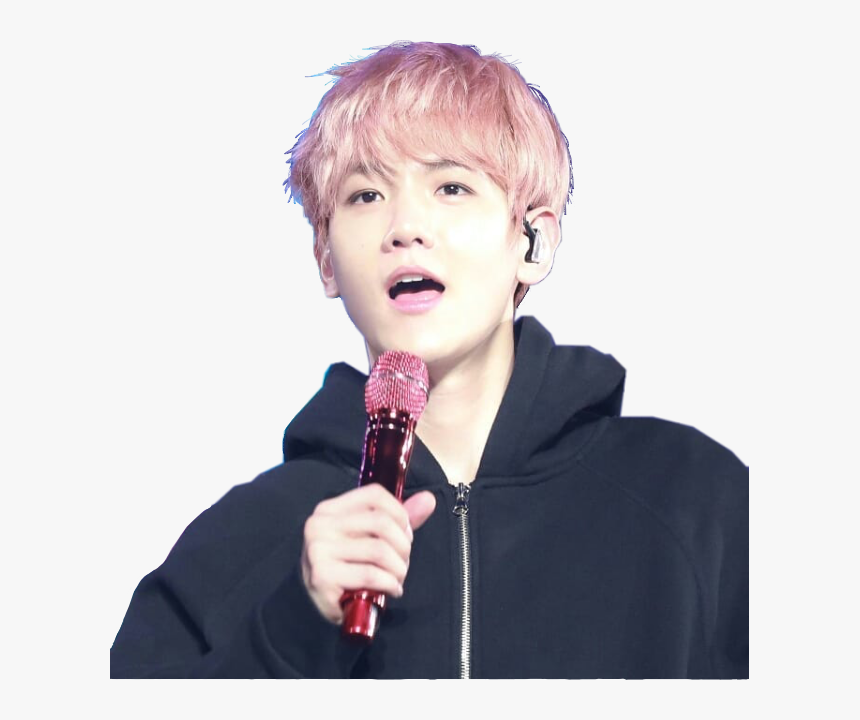 #baekhyun #exo #pink #cute #kpop #freetoedit - Boy, HD Png Download, Free Download
