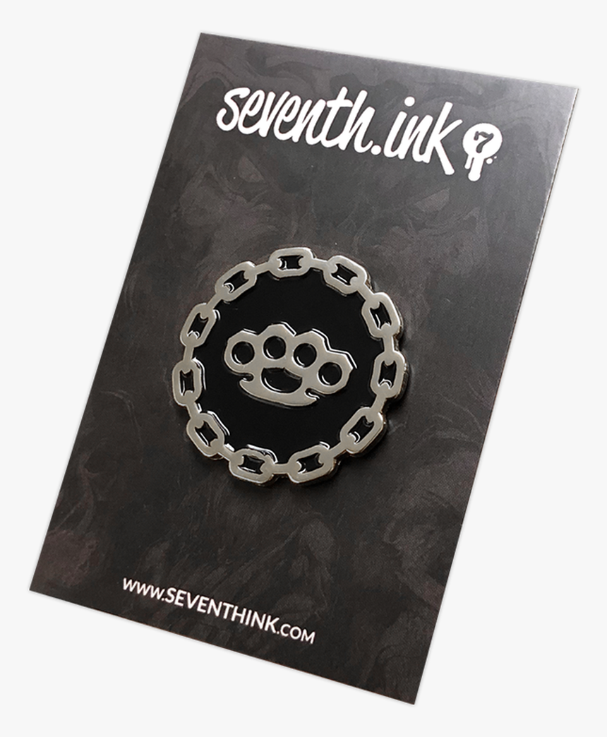 Brass Knuckles Silver Pin - Objectivist Flag, HD Png Download, Free Download