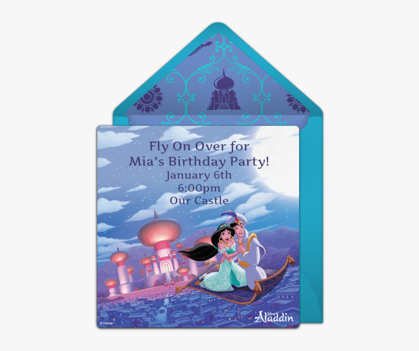 Aladdin Invitations, HD Png Download, Free Download