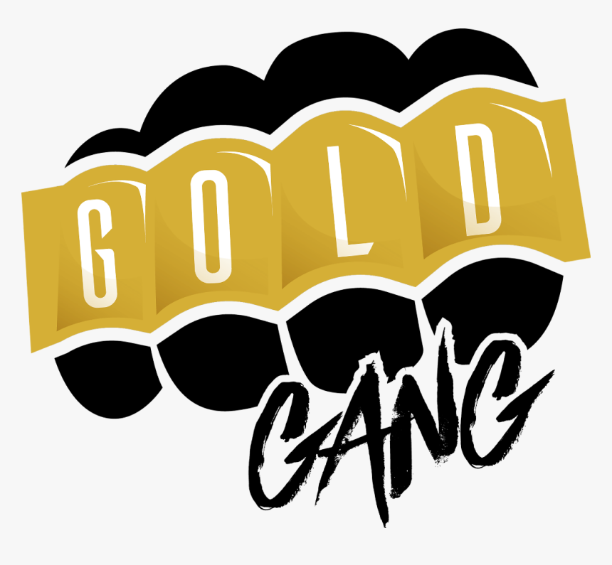 #gold #gang #brass #knuckles - Gold Gang, HD Png Download, Free Download