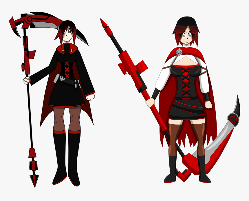Ruby Rose Blazblue Cross Tag Battle Es Color Hd Png Download Kindpng