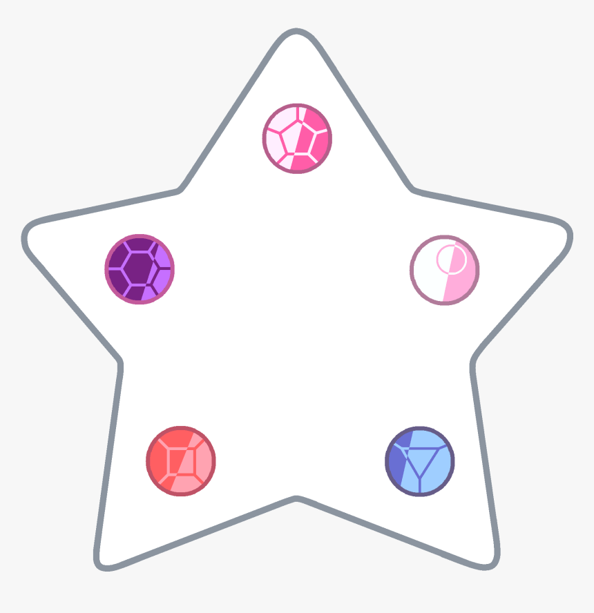 Steven Universe Star Png - Steven Universe Crystal Gems Star, Transparent Png, Free Download