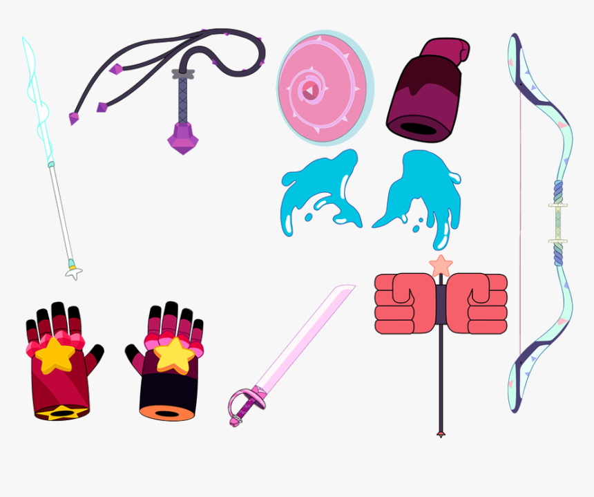 Gems Clipart Real Crystal - Steven Universe Gems Weapons, HD Png Download, Free Download