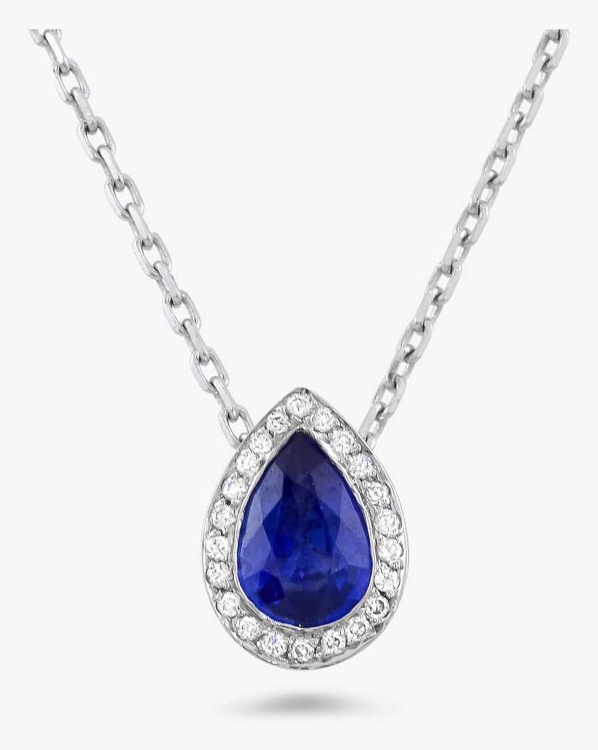 Graphic K Wg Carat Diamond Sapphire - Projection Necklace, HD Png Download, Free Download