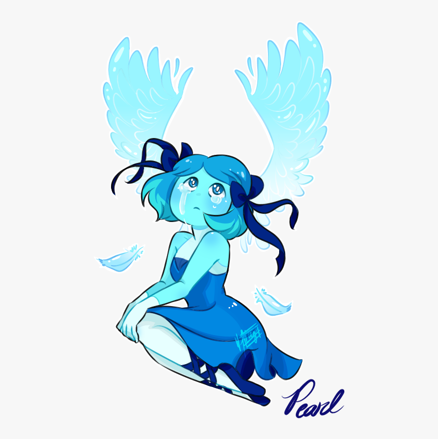 Fictional Character Vertebrate Mythical Creature Clip - Steven Universe Fan Art Aquamarine, HD Png Download, Free Download