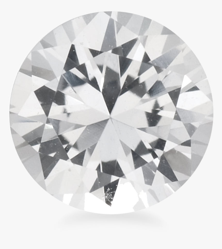 6mm Round Genuine White Sapphire - Round White Sapphire Stone, HD Png Download, Free Download