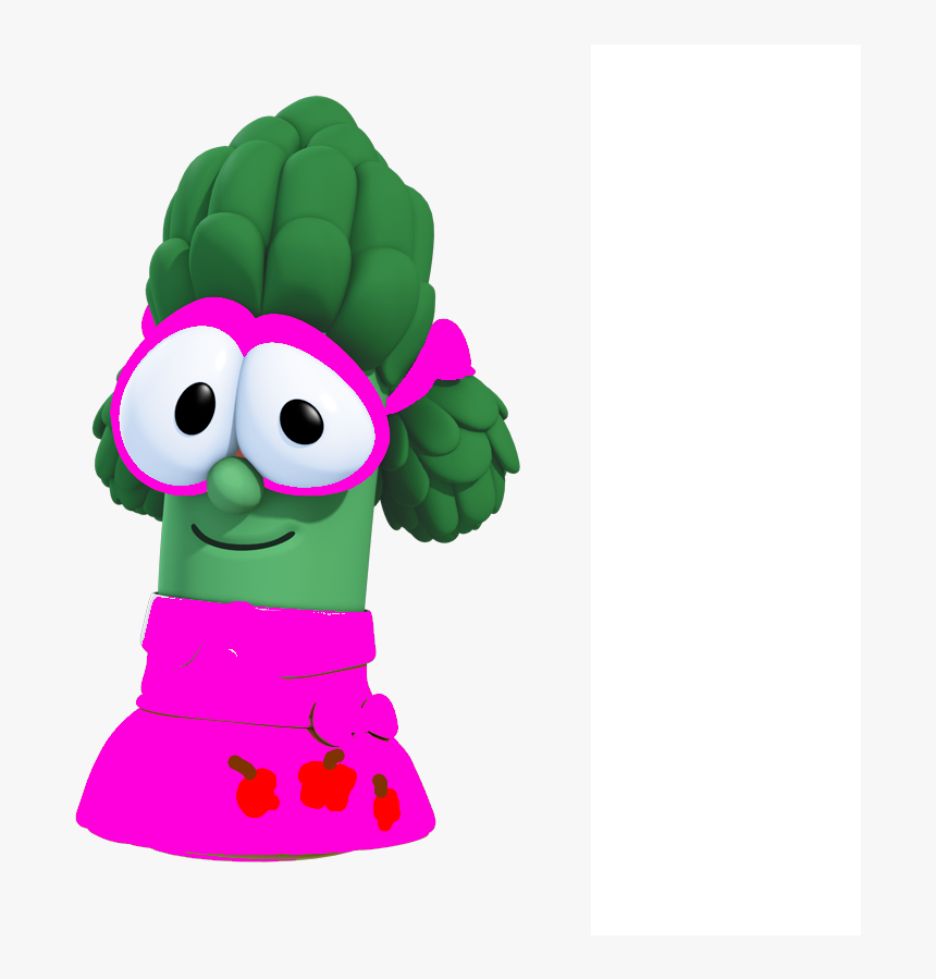 Libby Asparagus As Pinkie Pie - Corn Veggie Tales Characters, HD Png Download, Free Download