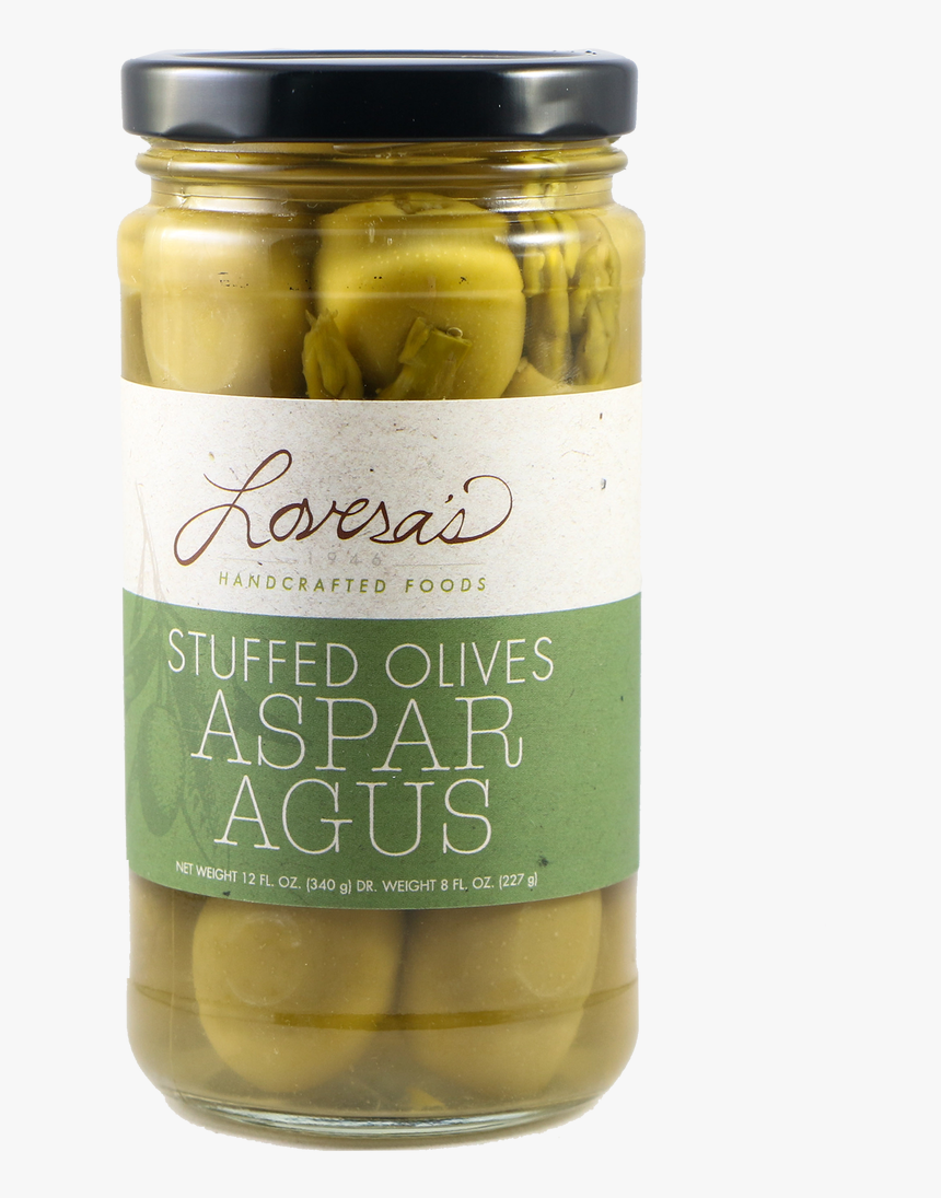 Asparagus Stuffed Olives - Pickled Cucumber, HD Png Download, Free Download