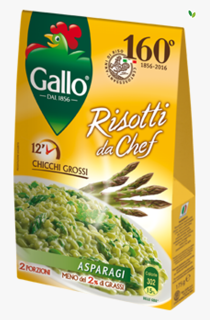 Gallo- Asparagus Risotto - Riso Gallo, HD Png Download, Free Download