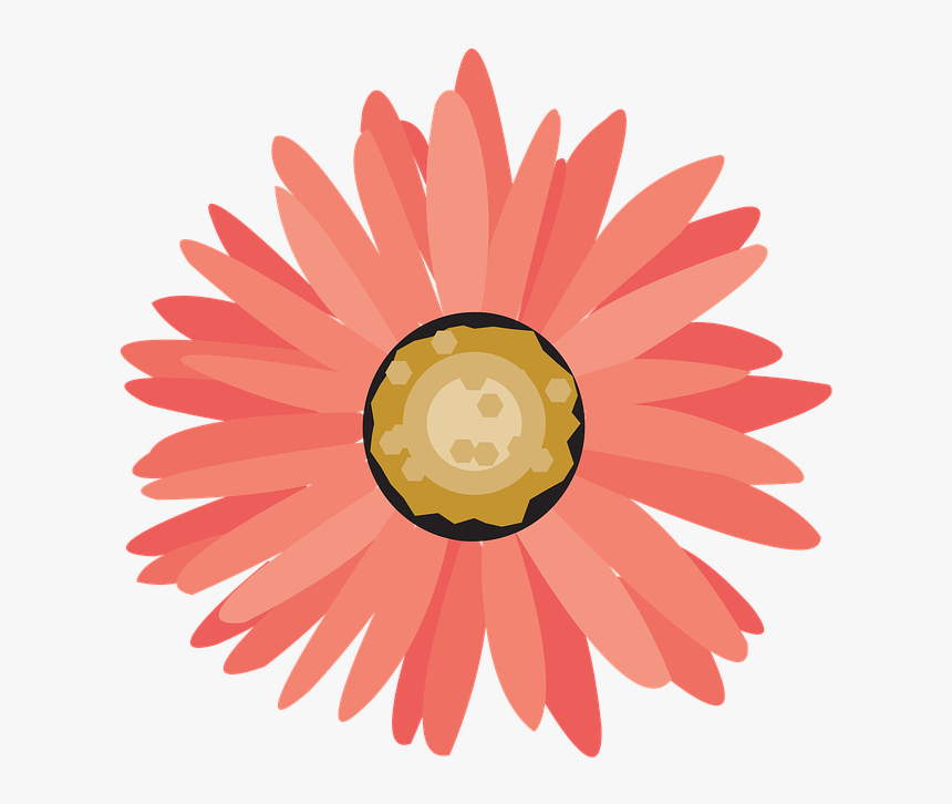 Flower, Icon, Symbol, Nature, Plant, Bang, Sign, Petals - Rasterize Meaning, HD Png Download, Free Download