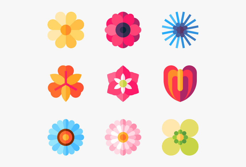 Flowers - Flower Icon Png, Transparent Png, Free Download