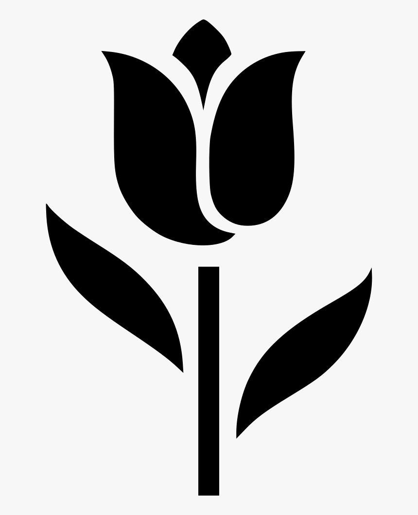 Transparent Flower Icon Png - Clipart Tulip, Png Download, Free Download