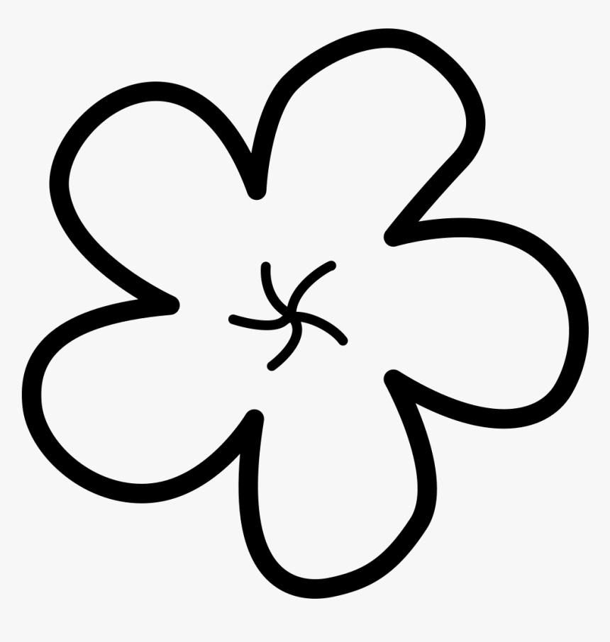 Single Flower - Png Flower Line Icon, Transparent Png, Free Download