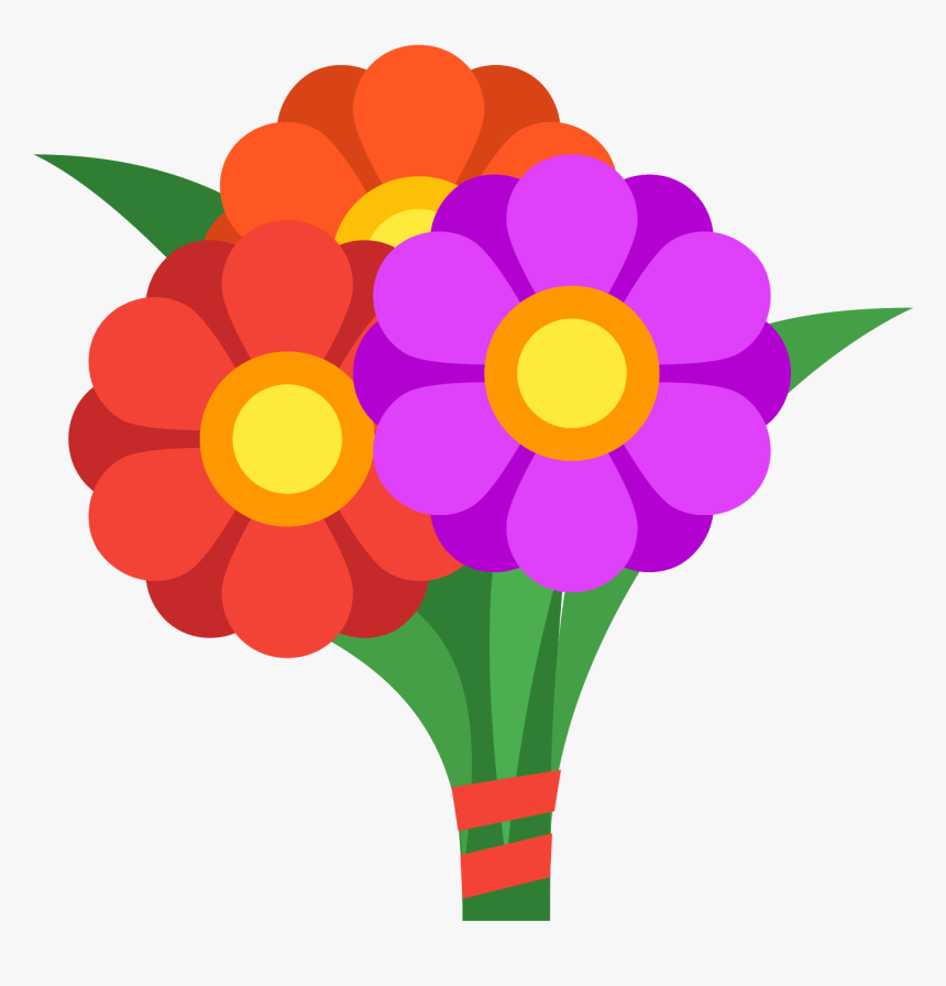 Transparent Blumenstrauß Clipart - Bunch Of Flowers Icon, HD Png Download, Free Download