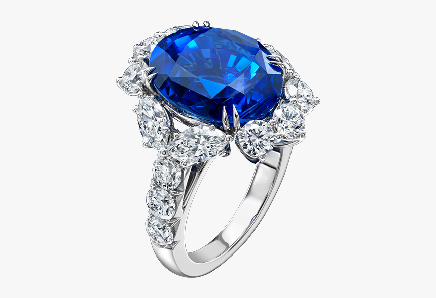 Gemstone Diamond Rings Fine - Harry Winston Sapphire Ring Price, HD Png Download, Free Download