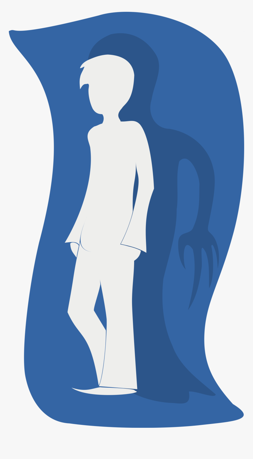 Man Icon 01 Svg Clip Arts - Boy Shadow Cartoon, HD Png Download, Free Download