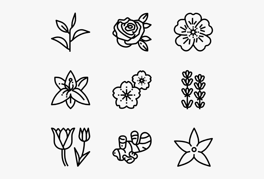 Natural Scent - Flower Pictogram, HD Png Download, Free Download