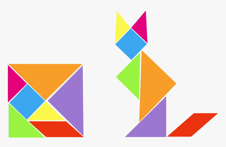 Tangram - Figuras De Tangram Fáciles, HD Png Download, Free Download