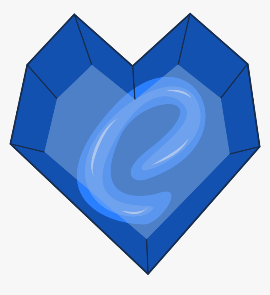 Transparent Sapphire Png - Cutie Mark Blue Heart, Png Download, Free Download