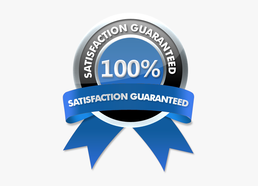 100 Satisfaction Guarantee Logo Free Png, Transparent Png, Free Download