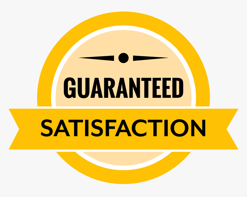 Transparent 100 Satisfaction Guarantee Png - 100 Satisfaction Guarantee Png, Png Download, Free Download
