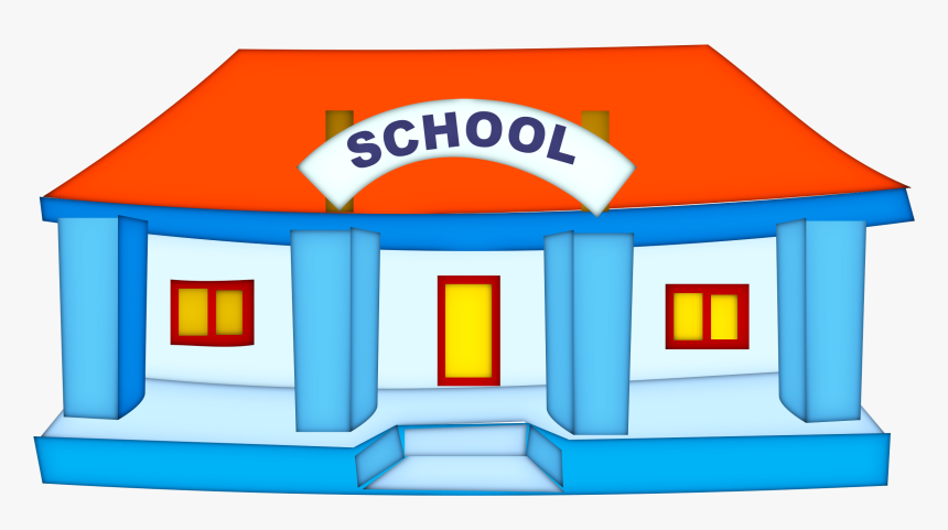 School-building Clip Arts - School Clipart, HD Png Download, Free Download