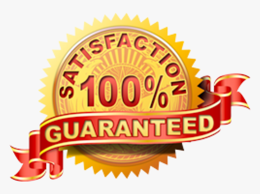 100 Satisfaction Guarantee Png , Png Download - 100 Satisfaction Guarantee Png, Transparent Png, Free Download