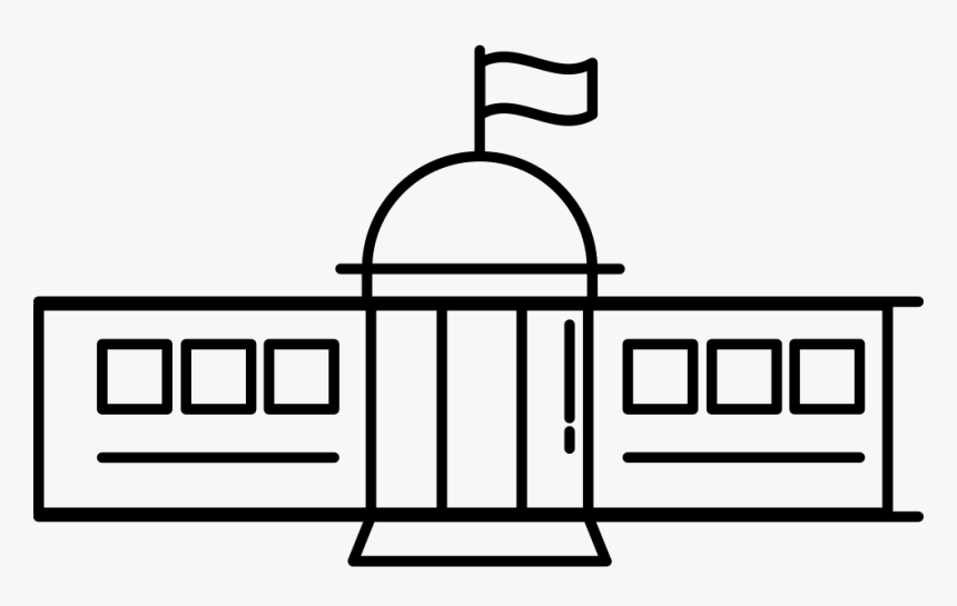 State Or Country Administration Building - Administrative Building Icon Png, Transparent Png, Free Download