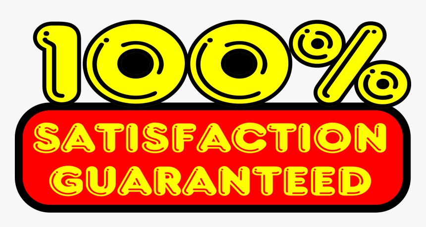 Emoticon,area,text - 100 Satisfaction Guarantee Clipart, HD Png Download, Free Download