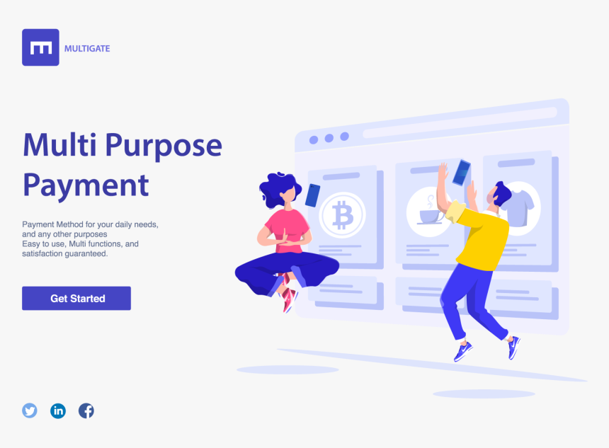 Multigate Payment Method By Taufik Wicaksono - Online Advertising, HD Png Download, Free Download