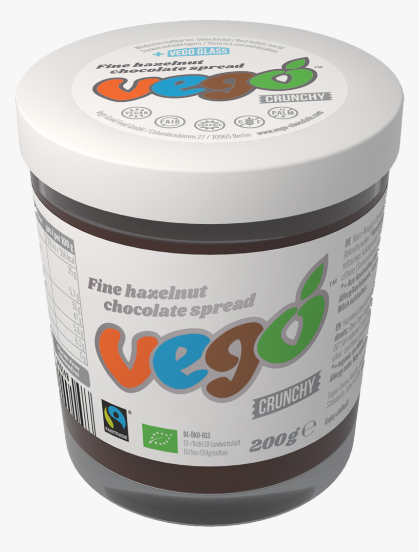 Vego Vegan Nutella Spread - Vego Spread, HD Png Download, Free Download
