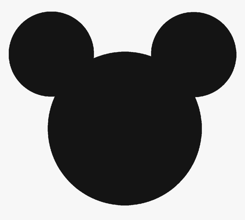 Minnie Mouse Mickey Mouse Drawing Color - Mickey Mouse Face Silhouette Png, Transparent Png, Free Download