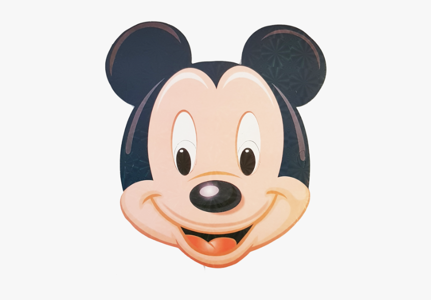 Mickey Mouse Face Mask - Cartoon, HD Png Download, Free Download