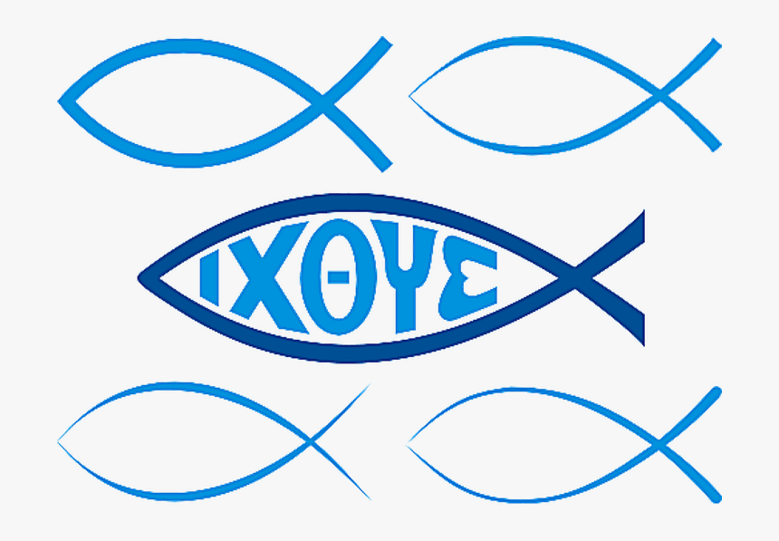 Christian Fish Or Ichthys, HD Png Download, Free Download