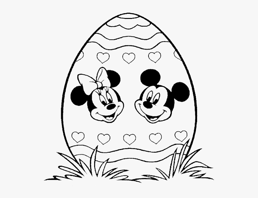 Mickey Mouse Face Coloring Pages Printable - Disney Coloring Pages, HD Png Download, Free Download